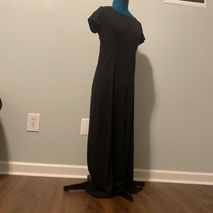 Junior 5/6 long black sheath dress